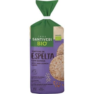 Organic Bio tortitas ecológicas de espelta con quinoa bolsa 100 g - Santiveri