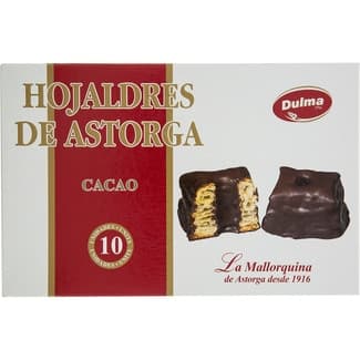 Hojaldres de Astorga al cacao estuche 400 g - La Mallorquina