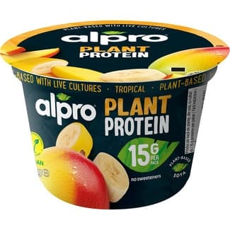 Proteína tropical con soja, mango y plátano envase 200 g - Alpro