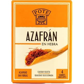 Azafrán selecto en hebras 100% natural caja 4 unidades - Pote