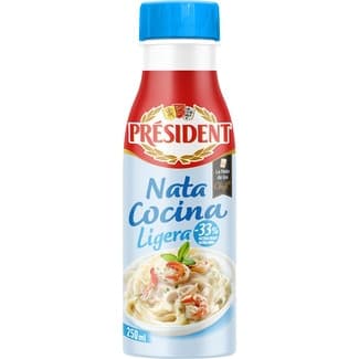Nata líquida especial cocina ligera botella 250 ml - President