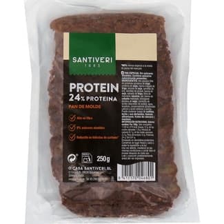 Protein pan de molde proteico unidad 250 g 0% azúcares añadidos - Santiveri