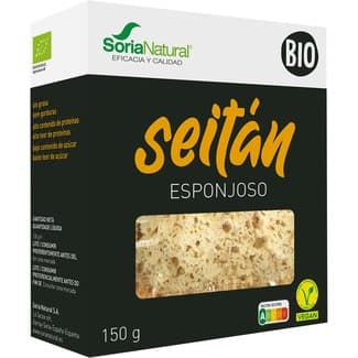 Seitán esponjoso y vegano envase 150 g - Soria Natural