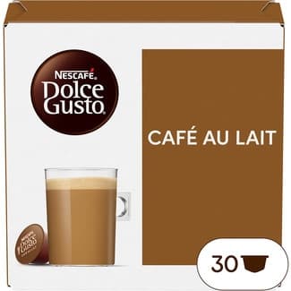 Café con leche intensidad 7 estuche 30 cápsulas - Nescafe Dolce Gusto