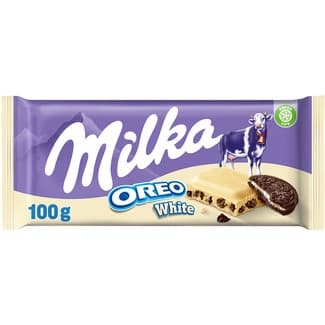 Oreo de chocolate blanco tableta 100 g - Milka