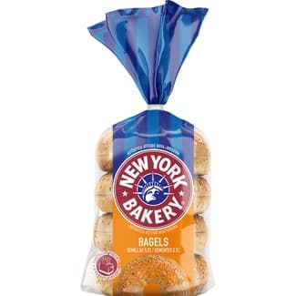 Bagels de semillas 5,5% 4 unidades bolsa 300 g - New York Bakery