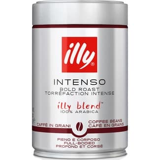 Café en grano tueste intenso blend 100% Arábica lata 250 g - Illy