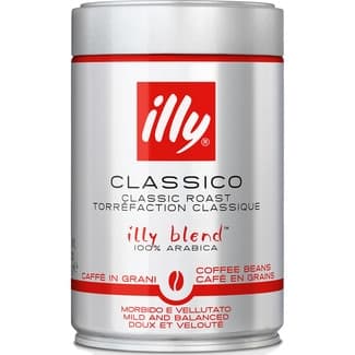Café en grano tueste clásico Illy blend 100% Arábica lata 250 g - Illy