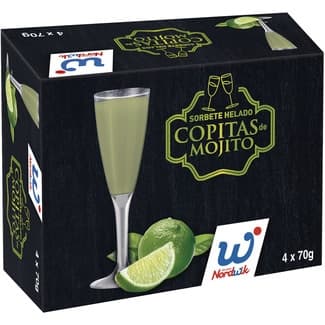 Sorbete de mojito 4 copitas estuche 380 ml - Nordwik