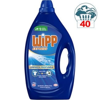 Detergente líquido Limpieza Profunda botella 40 dosis - Wipp Express