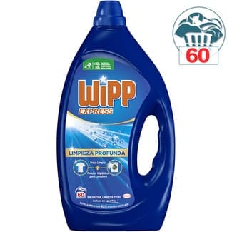 Detergente líquido Limpieza Profunda botella 60 dosis - Wipp Express