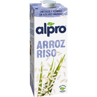 Bebida de arroz naturalmente sin lactosa y sin azúcar añadido brik 1 l - Alpro