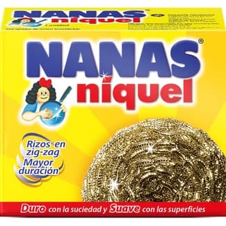 Estropajo metálico níquel envase 1 unidad - Nanas