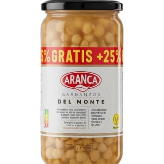 Garbanzos cocidos Del Monte tarro 500 g neto escurrido - Aranca