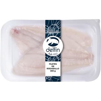 Filetes de rodaballo bandeja 300 g - Delfin