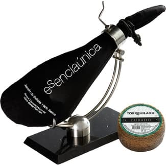 Jamón de bellota 100% ibérico pieza 6,7 kg + queso curado de oveja 2,8 kg peso aproximado - Esenciaunica