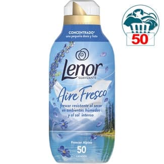 Suavizante concentrado Aire Fresco Frescor Alpino botella 50 dosis - Lenor