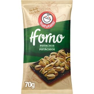 Pistachos no fritos al horno bolsa 70 g - Matutano