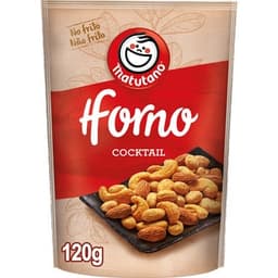 Cóctel de frutos secos tostados al horno bolsa 120 g - Matutano