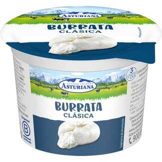 Toscanella burrata clásica de vaca envase 150 g - Asturiana