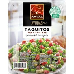 Taquitos de jamón serrano sin gluten sin lactosa pack 2 x 50 g envase 100 g - Navidul