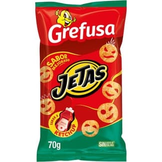 Jetas sancks sabor a ketchup bolsa 70 g - Grefusa
