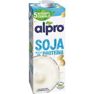Bebida de soja rica en proteína con calcio y vitaminas brik 1 l - Alpro