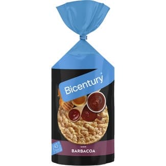 Tortitas de maíz con sabor a barbacoa bolsa 123,5 g - Bicentury