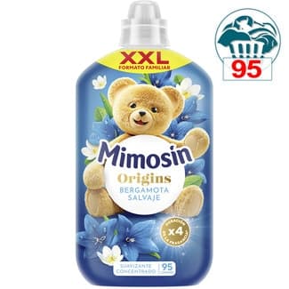 Suavizante concentrado Origins extra fragancia Bergamota Salvaje botella 95 dosis - Mimosin