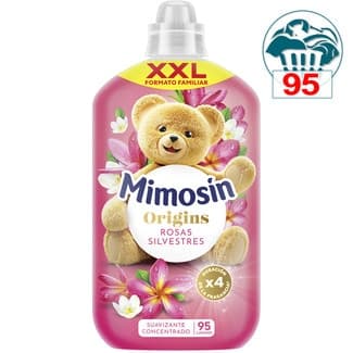 Suavizante concentrado Origins extra fragancia Rosas Silvestres botella 95 dosis - Mimosin