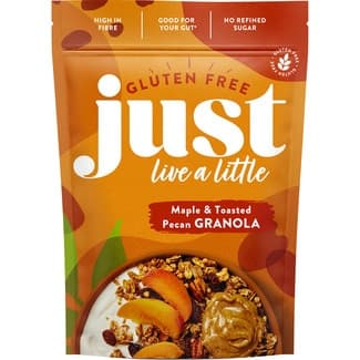 Granola de arce y nueces pecanas sin gluten bolsa 360 g - Just