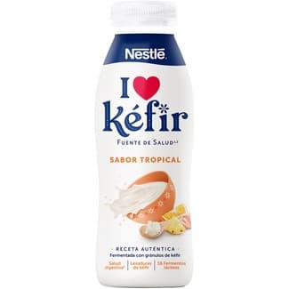 Kéfir sabor tropical sin azúcares añadidos botella 500 g - Nestle