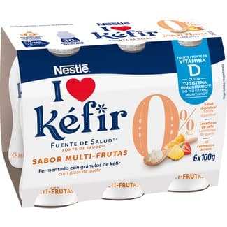 Kéfir sabor multifrutas pack 6 unidades 100 g - Nestle