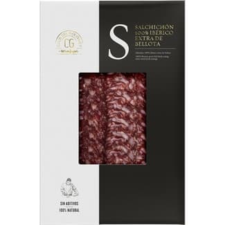 Salchichón loncheado 100% Ibérico extra de bellota envase 80 g - Club Del Gourmet
