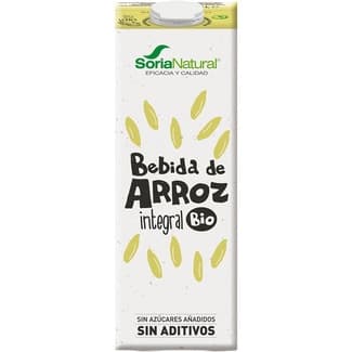 Bio bebida de arroz integral ecológica y sin azúcares añadidos brik 1 l - Soria Natural