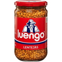 Lentejas cocidas frasco 400 g neto escurrido - Luengo