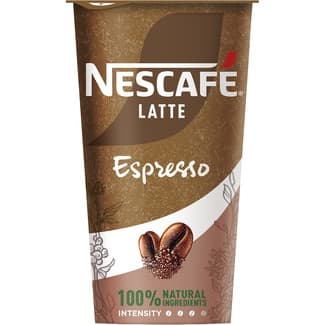 Espresso bebida láctea de café sin gluten vaso 205 ml - Nescafe Latte