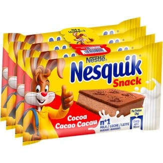 Bizcocho relleno de crema de leche al cacao pack 4 x 26 g envase 104 g - Nestle Nesquik