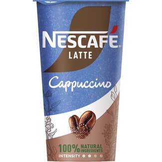 Cappuccino bebida láctea de café y cacao sin gluten vaso 205 ml - Nescafe Latte