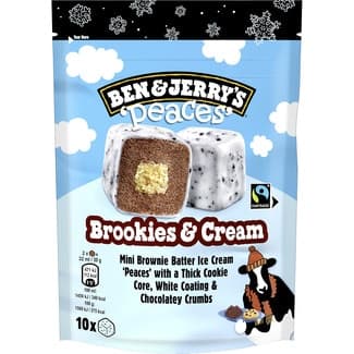 Mini helados de brownie con corazón de galleta bolsa 160 ml - Ben & Jerry's