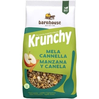 Muesli crujiente de manzana y canela ecológico de Bavaria bolsa 375 g sin aceite de palma - Barnhouse