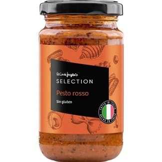Salsa pesto rosso sin gluten bote 190 g neto escurrido - El Corte Ingles Selection
