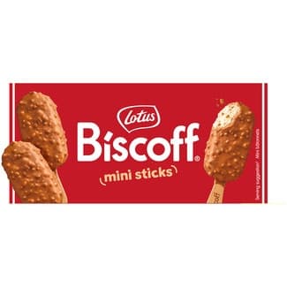 Biscoff helado bombón mini con trozos de galleta caramelizada 6 unidades estuche 300 ml - Lotus