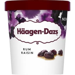 Helado de pasas al ron tarrina 460 ml - Haagen-dazs
