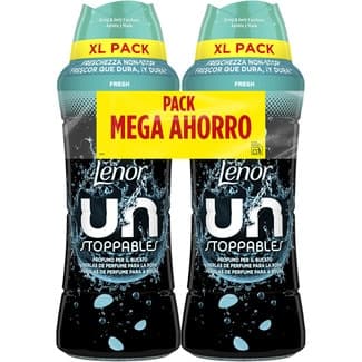 Unstoppables perlas para la lavadora perfumadas Fresh pack Mega Ahorro 2 bote 41 dosis - Lenor