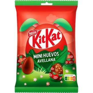 Mini huevos de chocolate y avellanas para Pascua bolsa 151 g - Nestle Kit Kat