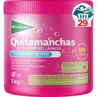 Quitamanchas activador del lavado con oxígeno activo sin lejía bote 1 kg - El Corte Ingles