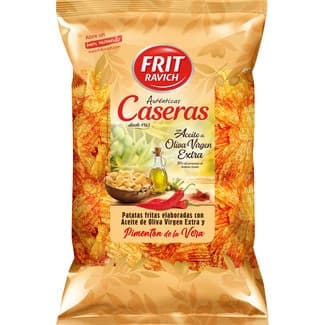 Patatas fritas caseras al pimentón de la Vera y aceite de oliva virgen extra bolsa 160 g - Frit Ravich
