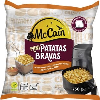 Mini patatas bravas con o sin aceite bolsa 750 g - Mc Cain