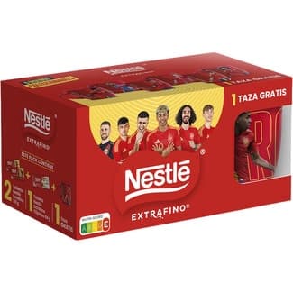 Pack 2 tabletas de chocolate extrafino de 125 g + 1 tableta de chocolate filipinos de 84 g caja 334 g - Nestle Extrafino